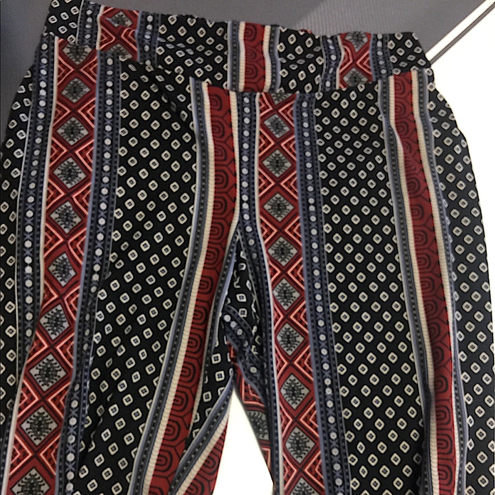 Silky body fit pants